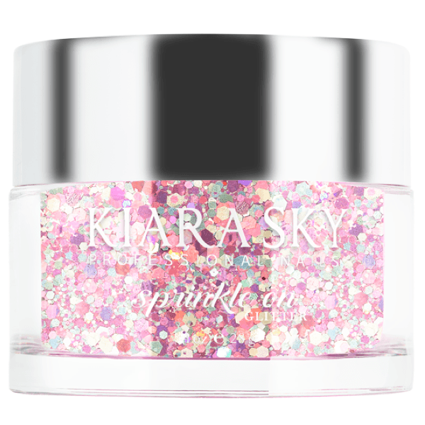 Kiara Sky 3D Sprinkle On Glitter - i Don't Pink So SP245 - Universal Nail Supplies