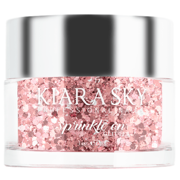 Kiara Sky 3D Sprinkle On Glitter - Rose Velvet SP246 - Universal Nail Supplies
