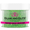 Collection acrylique pailletée Glam and Glits - Bijou vert #GA09