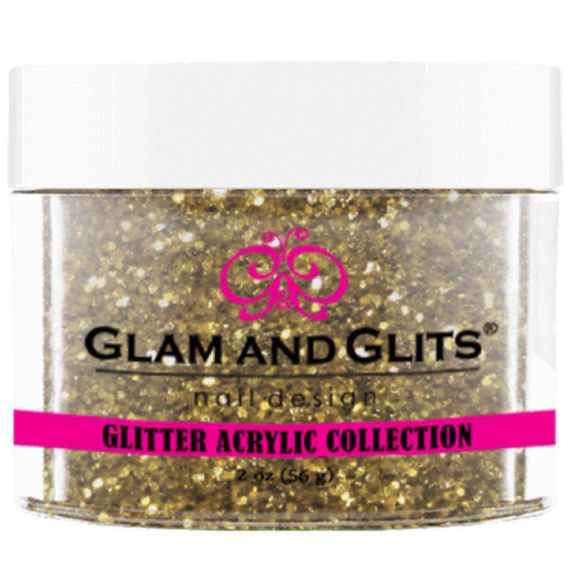 Glam and Glits Glitter Acrylic Collection - Chartreuse #GA11 - Universal Nail Supplies