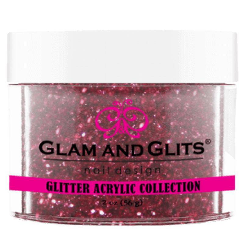 Glam and Glits Glitter Acrylic Collection - Fuchsia #GA13 - Universal Nail Supplies