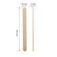 Wooden wax applicator stick №3 STALEKS PRO (spatula) 114×10 mm, Staleks Pro Expert 30 (100 pcs) image 1