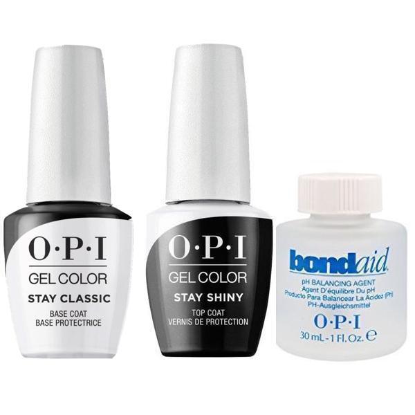 OPI GelColor Base & Top Coat + Bondaid pH Balancing - Universal Nail Supplies