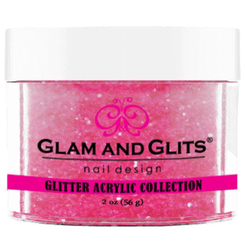 Glam and Glits Glitter Acrylic Collection - Electric Magenta #GA36 - Universal Nail Supplies