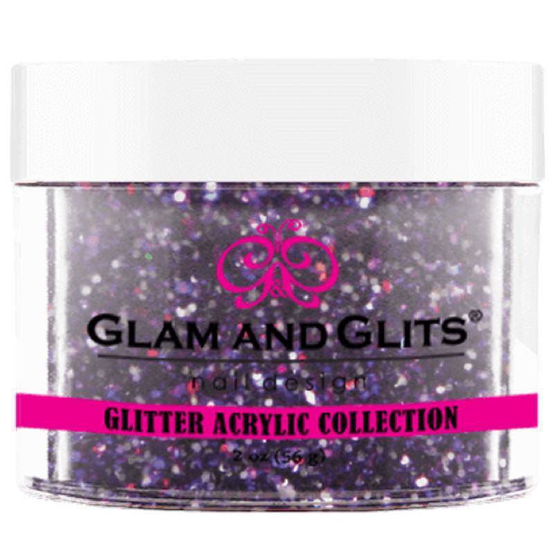 Glam and Glits Glitter Acrylic Collection - Black Berry  #GA42 - Universal Nail Supplies