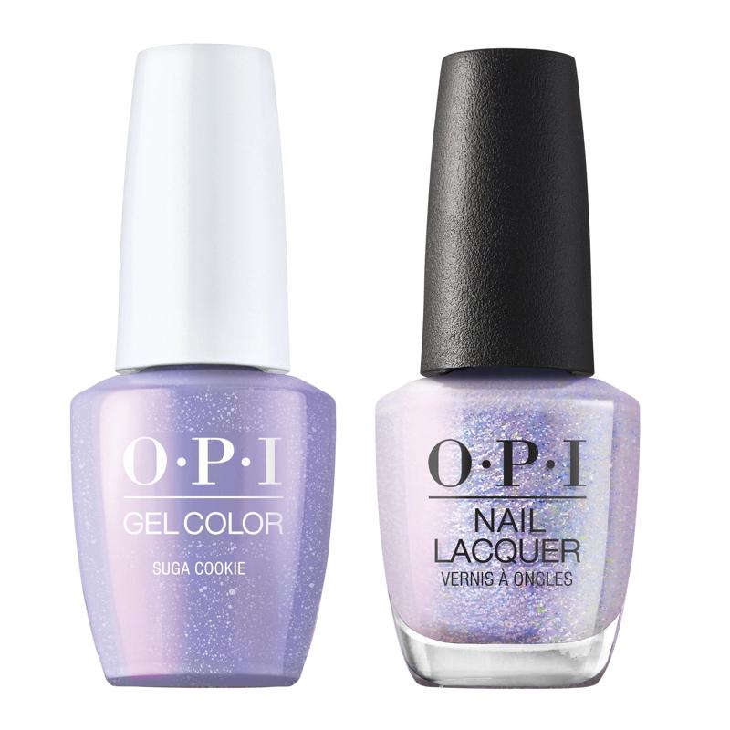 OPI GelColor + Matching Lacquer Suga Cookie S018 - Universal Nail Supplies