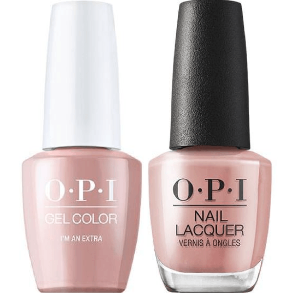 OPI GelColor + Matching Lacquer Im an Extra #H002 - Universal Nail Supplies