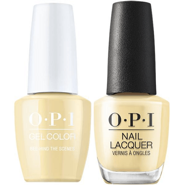 OPI GelColor + Matching Lacquer Bee-hind the Scenes #H005 - Universal Nail Supplies