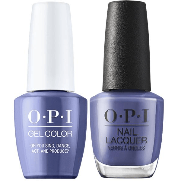 OPI GelColor + Matching Lacquer Oh You Sing, Dance, Act, and Produce? #H008 - Universal Nail Supplies
