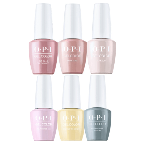 OPI GelColor Hollywood Spring 2021 Collection Kit #1 Set Of 6 - Universal Nail Supplies