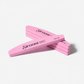 Sirooni Nail Buffer Half Moon Large - 100/180 Grit, 10 PCS Pink