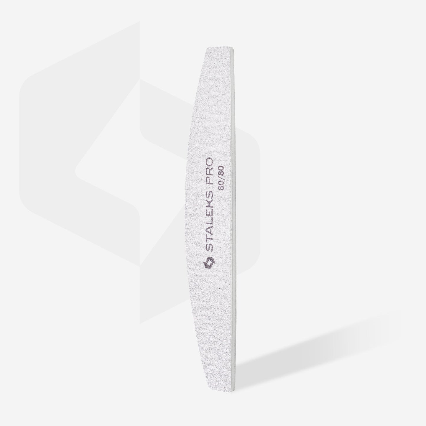 Set mineral crescent nail file SMART 80/80 grit, (5 pc.)