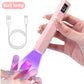 UNS Portable UV LED Nail Lamp with Rechargeable Base - Universal Nail Supplies