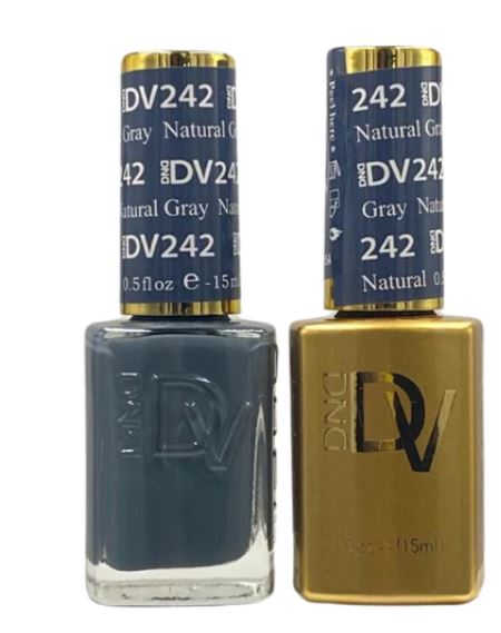 Dnd Diva Duo Gel & Polish - Nautical Gray 242 - Universal Nail Supplies