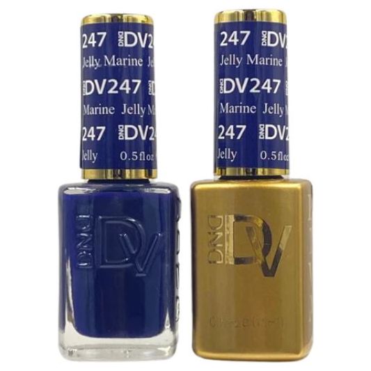 Dnd Diva Duo Gel & Polish -  Jelly Marine 247 - Universal Nail Supplies