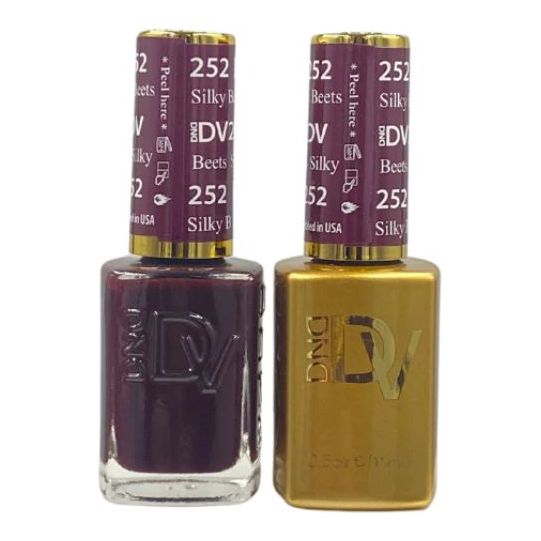 Dnd Diva Duo Gel & Polish - Silky Beets 252 - Universal Nail Supplies