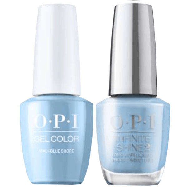 OPI GelColor + Infinite Shine Mali-blue Shore #N87 - Universal Nail Supplies