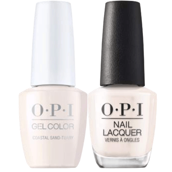 OPI GelColor + Matching Lacquer Costal Sand-tuary #N77 - Universal Nail Supplies