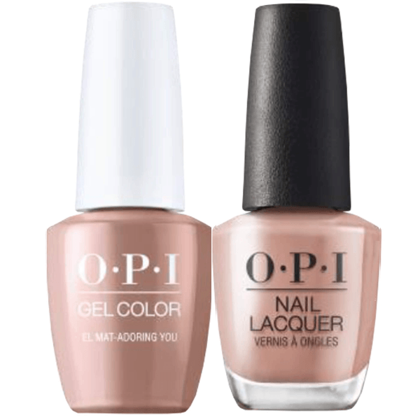 OPI GelColor + Matching Lacquer Elmat-adoring You #N78 - Universal Nail Supplies