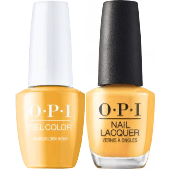 OPI GelColor + Matching Lacquer Marigolden Hour #N82 - Universal Nail Supplies