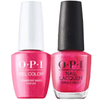 OPI GelColor + Laque assortie Strawberry Waves Forever #N84