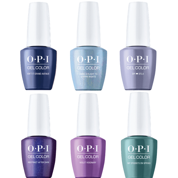 OPI GelColor Downtown LA - Fall 2021 Collection #2 Set Of 6 - Universal Nail Supplies