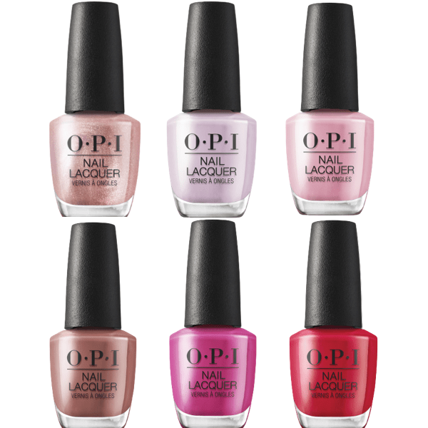 OPI Lacquer Downtown LA - Fall 2021 Collection #1 Set of 6 - Universal Nail Supplies