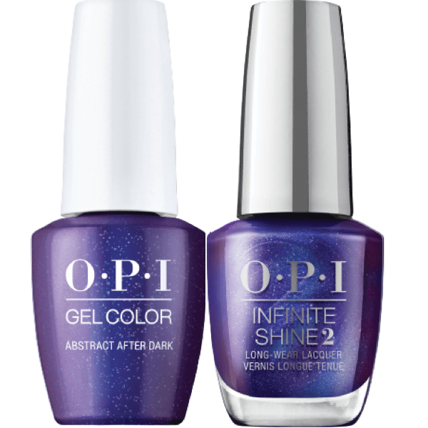 OPI GelColor + Infinite Shine Abstract After Dark #LA10 - Universal Nail Supplies