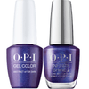 OPI GelColor + Infinite Shine Abstract After Dark #LA10