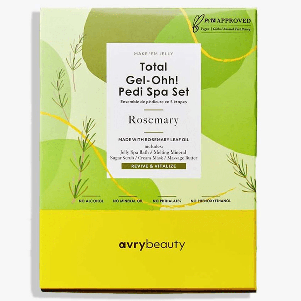 Total Gel-Ohh! Pedi Spa Set of 5 - Rosemary - Universal Nail Supplies
