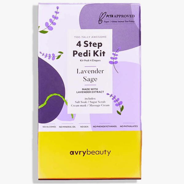 4 Step Pedi Kit - Lavender Sage - Universal Nail Supplies
