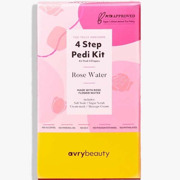 4 Step Pedi Kit - Rose Water - Universal Nail Supplies