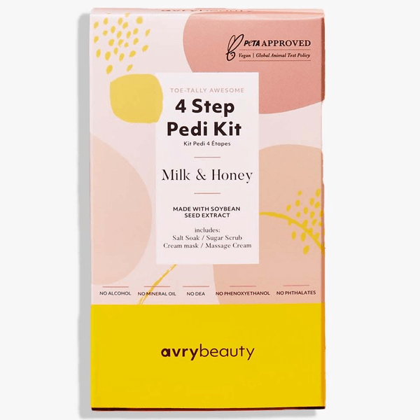 4 Step Pedi Kit - Milk & Honey - Universal Nail Supplies