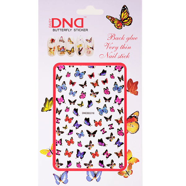 DND Nail Art - Butterfly Stickers #318 - Universal Nail Supplies