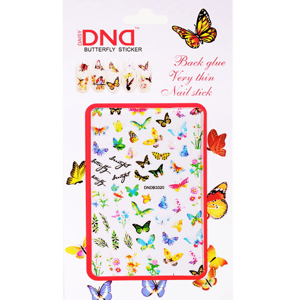 DND Nail Art - Butterfly Stickers #320 - Universal Nail Supplies