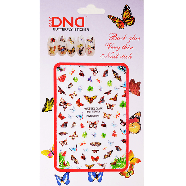 DND Nail Art - Butterfly Stickers #323 - Universal Nail Supplies