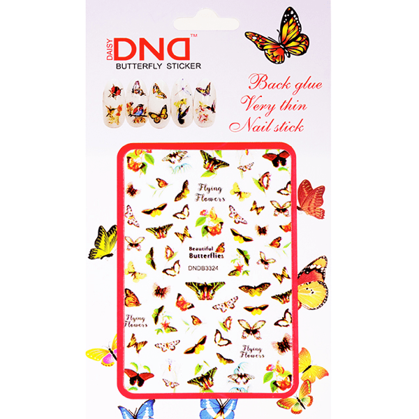 DND Nail Art - Butterfly Stickers #324 - Universal Nail Supplies