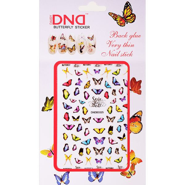 DND Nail Art - Butterfly Stickers #325 - Universal Nail Supplies