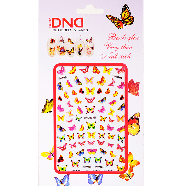 DND Nail Art - Butterfly Stickers #328 - Universal Nail Supplies