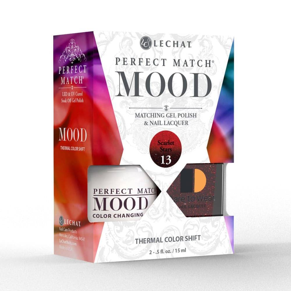 Perfect Match Mood Changing Gel - Scarlet Stars - Universal Nail Supplies