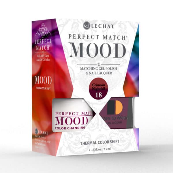 Perfect Match Mood Changing Gel - Crimson Nightfall - Universal Nail Supplies