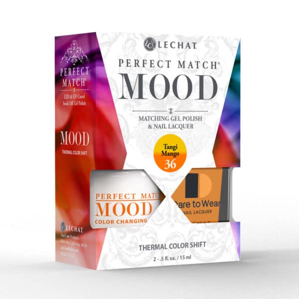 Perfect Match Mood Changing Gel - Tangi Mango - Universal Nail Supplies