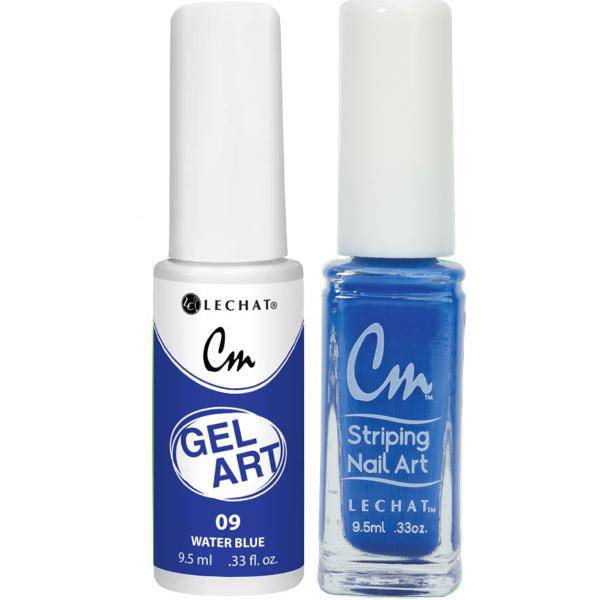 Lechat Cm Nail Art Gel + Lacquer #9 Water Blue - Universal Nail Supplies