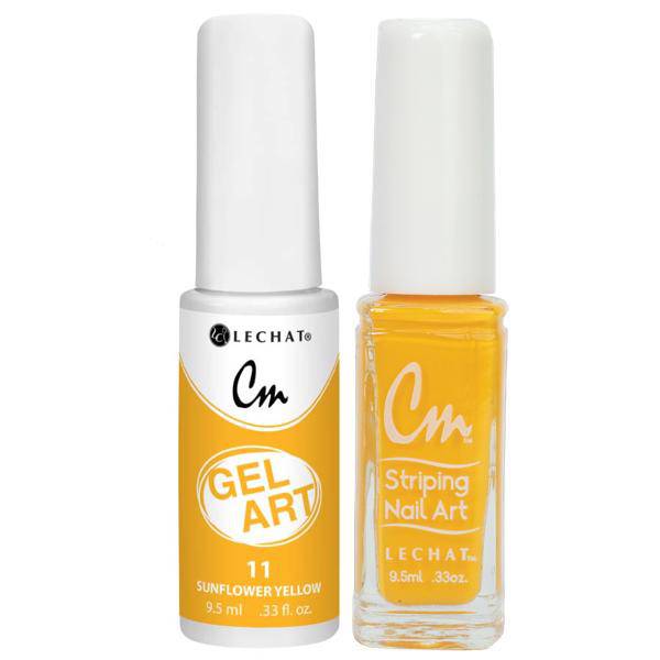 Lechat Cm Nail Art Gel + Lacquer #11 Sunflower Yellow - Universal Nail Supplies