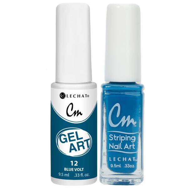 Lechat Cm Nail Art Gel + Lacquer #12 Blue Volt - Universal Nail Supplies