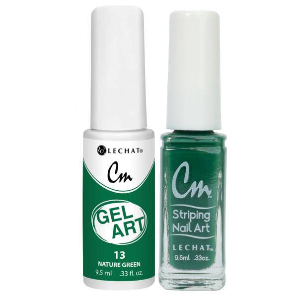 Lechat Cm Nail Art Gel + Lacquer #13 Nature Green - Universal Nail Supplies