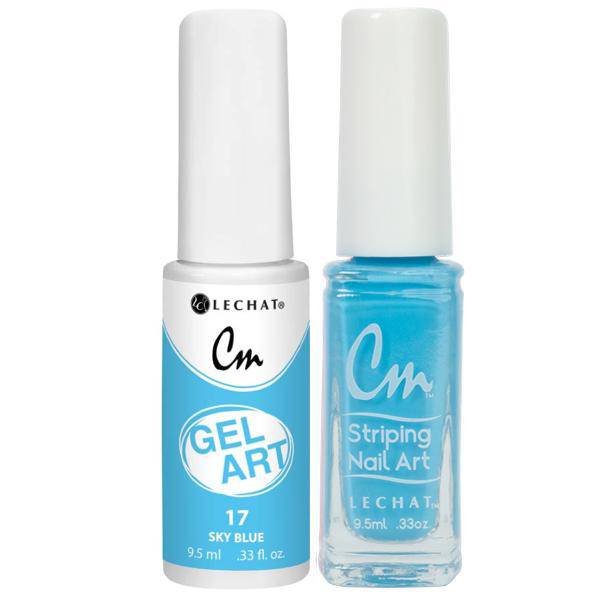 Lechat Cm Nail Art Gel + Lacquer #17 Sky Blue - Universal Nail Supplies