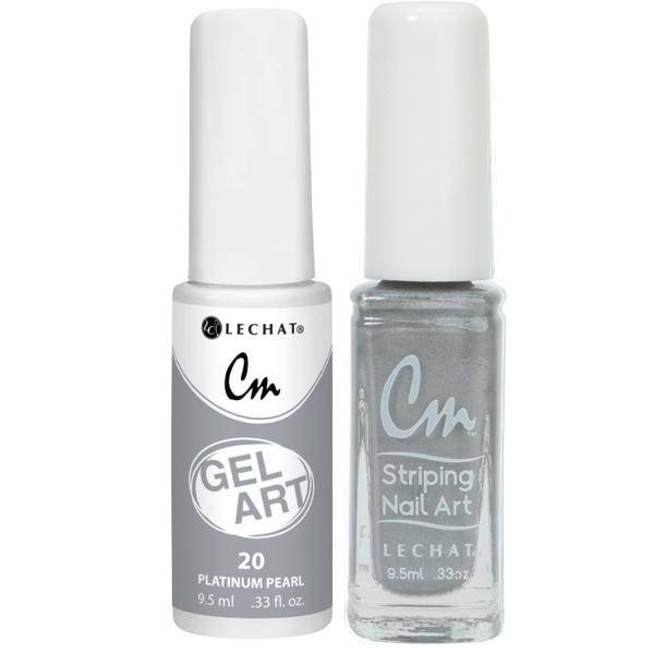 Lechat Cm Nail Art Gel + Lacquer #20 Platinum Pearl - Universal Nail Supplies