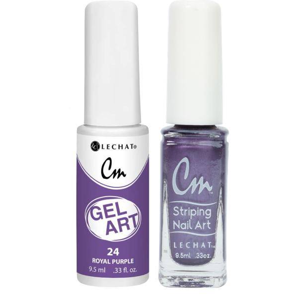 Lechat Cm Nail Art Gel + Lacquer #24 Royal Purple - Universal Nail Supplies