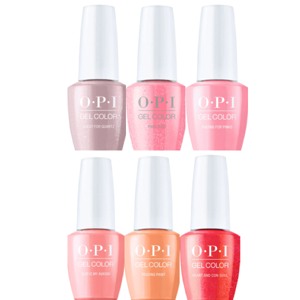 OPI GelColor XBOX Spring 2022 Collection #1 Set of 6 - Universal Nail Supplies